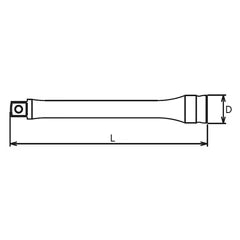 Ko-ken 1/4" Drive Extension Bars