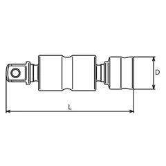 Ko-ken 1/4" Universal Joint