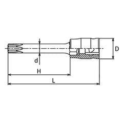 Ko-ken 3/8" TORX® Bit Sockets