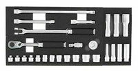 Ko-ken 3/8" Drive Socket Set (26 pieces) Front View