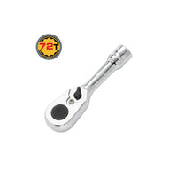 Ko-ken 3/8" Drive x 3.9" Reversible Short Ratchet Front View