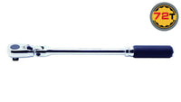 Ko-ken 3/8" Drive x 6.3" Flex Head Reversible Ratchet Front View