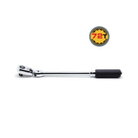 Ko-ken 3/8" Drive x 11" Flex Head Reversible Ratchet with Quick Release Button Front View