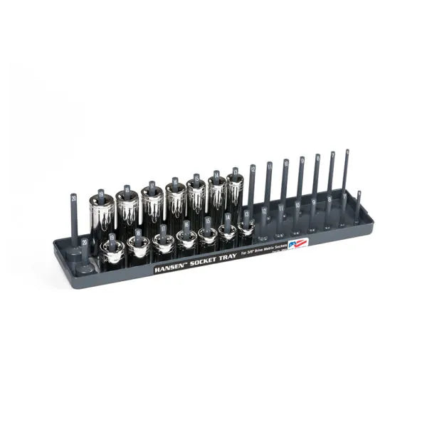 Hansen 3/8" Metric – 2 Row Socket Tray