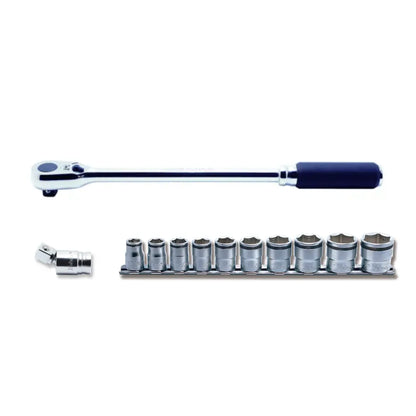 Ko-ken 3/8 Sq. Dr. 12-Point 125mm Length Extension Socket - 10mm Front View