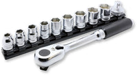 Ko-ken 1/2" Drive Socket Set (11 pieces) Right View
