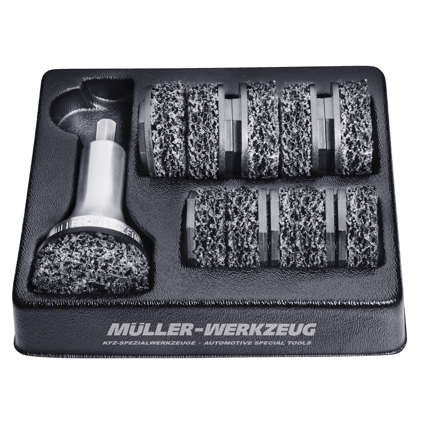 Mueller-Kueps 8-Point Alu Wheel Hub Grinder T.2 Kit