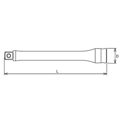 Ko-ken 1/2" Drive Extension Bars