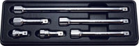 Ko-ken 3/8" Drive Extension Bar Set in an ABS Tray (6 pieces)