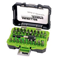 Mueller-Kueps 60-End Twin Bit Kit (PH / PZ / Hex / Torx / Square, 1/4″ Hex)