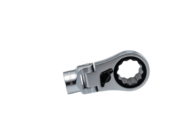 VIM Tools 6 Pc. 12pt Nano Flex Offset Ratcheting Attachment Set – 3/8″ Drive (14–19mm) Bottom View