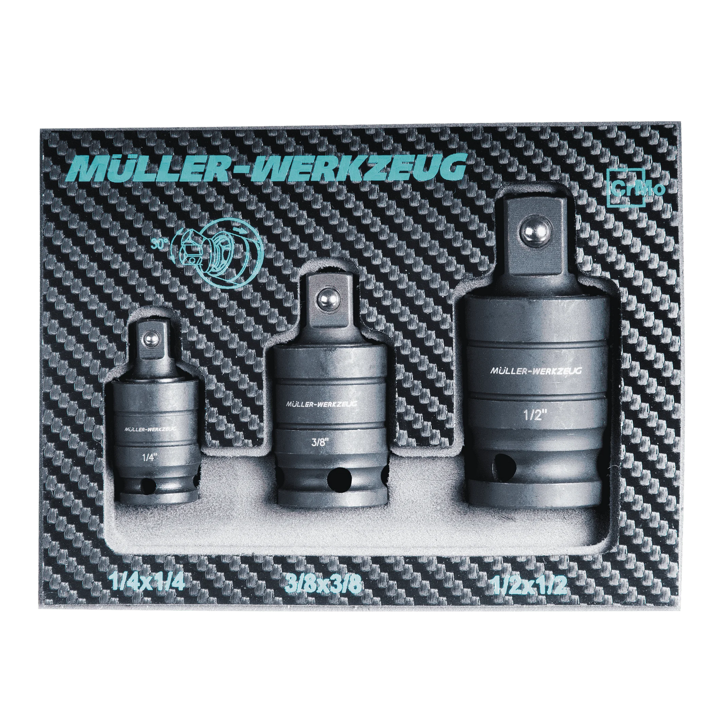 Mueller Kueps Polygon Impact Universal Joint kit 3pcs. NO PIN