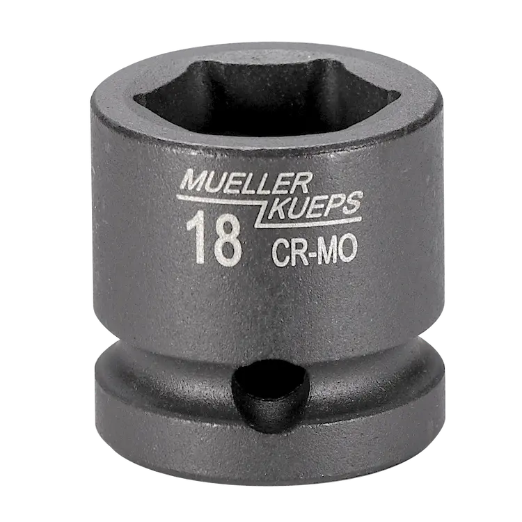 Mueller-Kueps 1/2″ XS-Stubby Impact Socket Kit, 15-Pc
