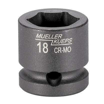 Mueller-Kueps 1/2″ XS-Stubby Impact Socket Kit, 15-Pc