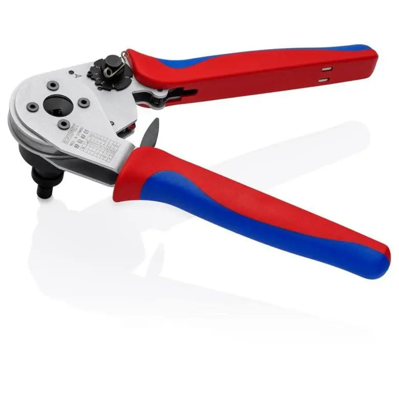 Knipex 9" Crimping Pliers – Four-Mandrel For DT Contacts