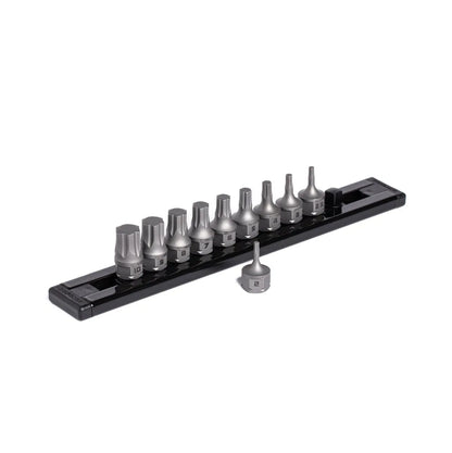 GRIPEDGE RPT Low-Profile Metric Hex Dual-Action Driver Bit Set — 10-Pc