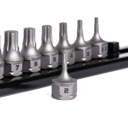 GRIPEDGE RPT Low-Profile Metric Hex Dual-Action Driver Bit Set — 10-Pc