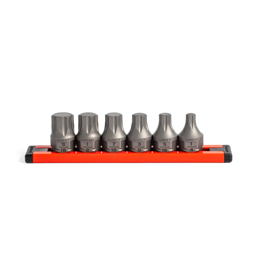 Split Blade Driver GRIPEDGE RPT 6-Pc SAE Hex Dual-Action Drivers, 3/8