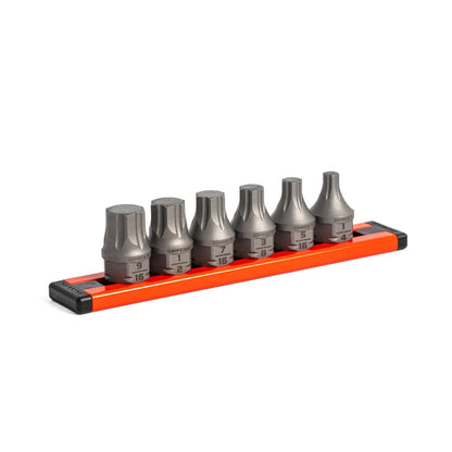 GRIPEDGE RPT Low-Profile SAE Hex Dual-Action Driver Set — 6-Pc, 3/8″ Drive