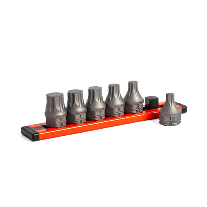 GRIPEDGE RPT Low-Profile SAE Hex Dual-Action Driver Set — 6-Pc, 3/8″ Drive