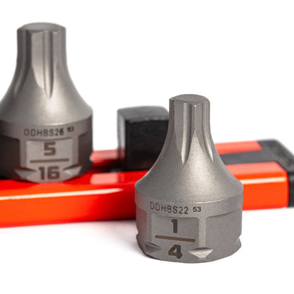 GRIPEDGE RPT Low-Profile SAE Hex Dual-Action Driver Set — 6-Pc, 3/8″ Drive