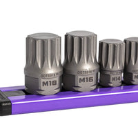 GRIPEDGE Low-Profile Triple Square Dual-Drive Set — 12-Pc, 1/4″ & 3/8″ Drives Close view