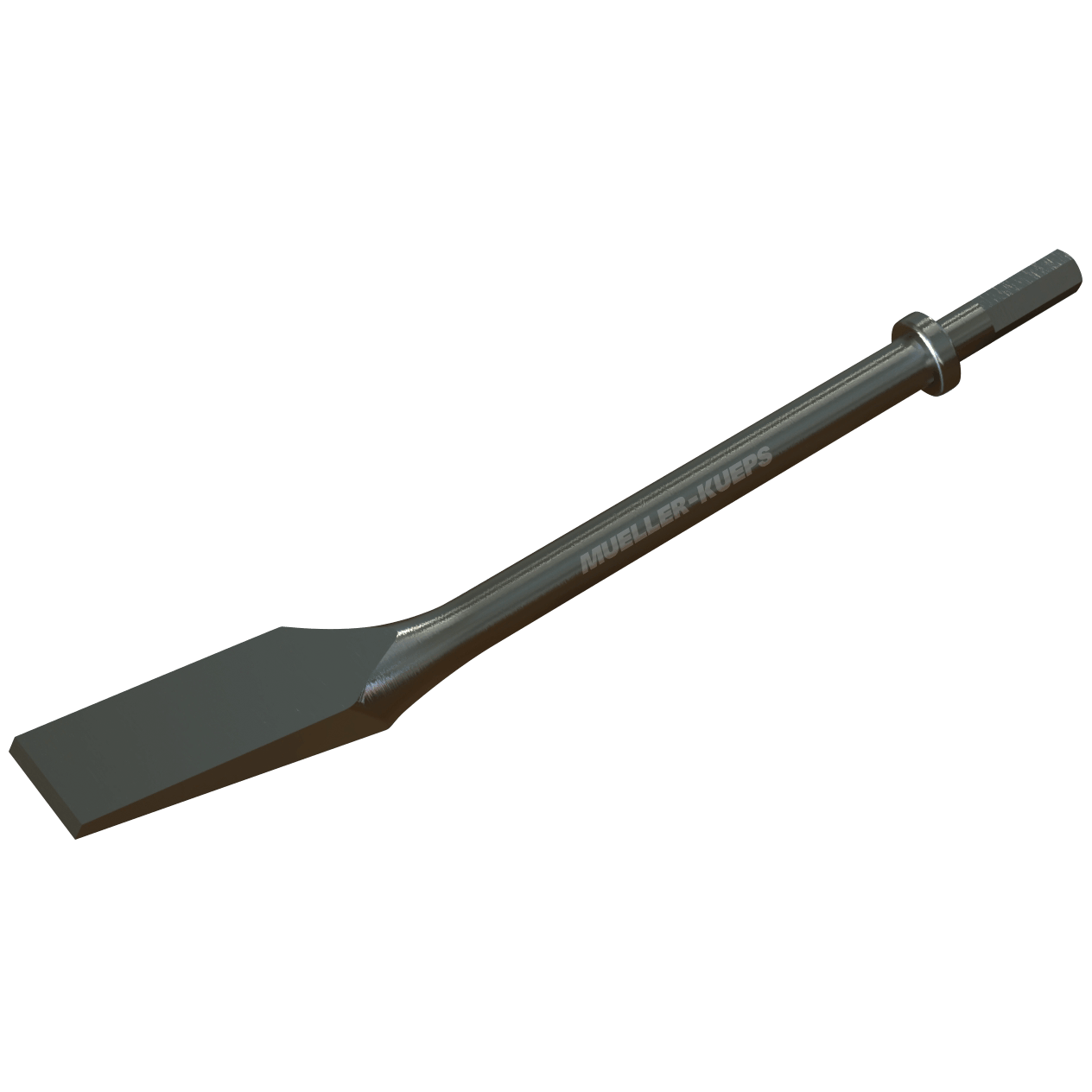 Mueller Kueps Heavy Duty VIBRO-IMPACT® Flat Chisel, 15° x 50 mm