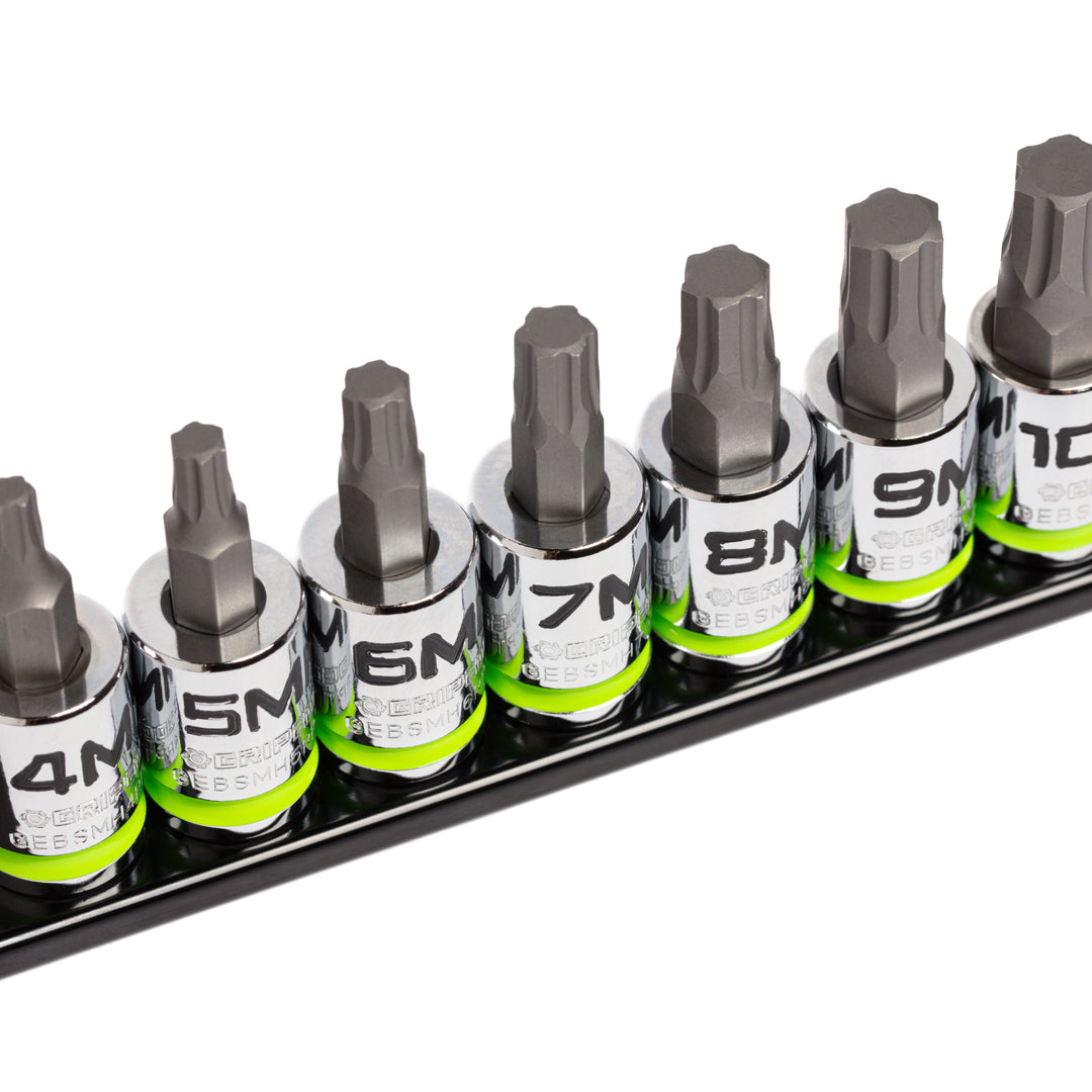 Short Metric Hex Driver Sockets — RPT Grip for New & Damaged Fasteners