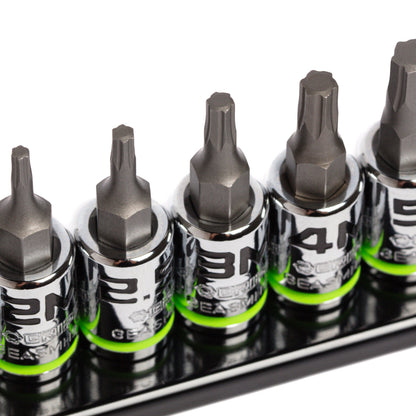 GRIPEDGE RPT Hex Driver Set — 8-Pc, 1/4″ Drive Short Metric