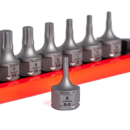 GRIPEDGE RPT Low-Profile SAE Hex Dual-Action Driver Bit Set — 10-Pc