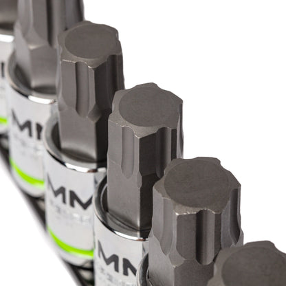 GRIPEDGE RPT Hex Driver Bit Socket Set — 8-Pc, 1/2” Drive Metric