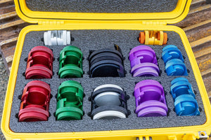 FlangeLock 08/32TBS Hydraulic Caps + Slugs Kit