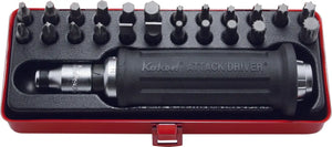 Ko-ken 1/2″ Sq. Drive Impact Attack-Driver Set, 25-Pc