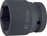 Ko-ken 1" Drive 6-point Thin Walled Regular Impact Sockets Front View