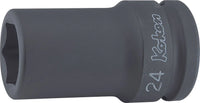 Ko-ken 3/4" Drive 6-point Thin Walled Semi Deep Impact Sockets Front View