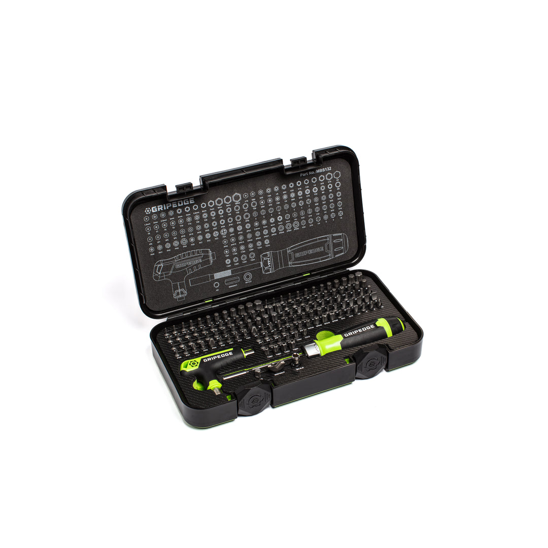 GRIPEDGE RPT Multi‑Bit Driver Set — 132‑Pc – Fortis HD