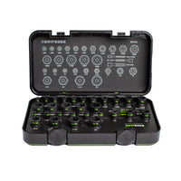 GRIPEDGE RPT Socket Extractor Set — 32-Pc, 1/4″ & 3/8″ Drive, Metric & SAE Master Set Front View