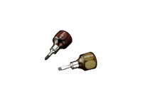 Nepros Screwdrivers (Wooden Grip) – Stubby No. 2 Phillips Front View