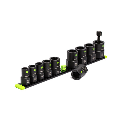 GRIPEDGE RPT Socket Extractor Set — 10-Pc, 3/8″ Drive Metric