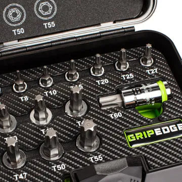 GRIPEDGE RPT Star (Torx) Bit Socket Set — 14-Pc (T6–T60)