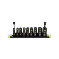 GRIPEDGE RPT Socket Extractor Set — 9-Pc, 1/4″ Drive Metric (XAM9S) Front View