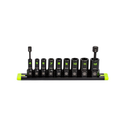 GRIPEDGE RPT Socket Extractor Set — 9-Pc, 1/4″ Drive Metric (XAM9S)