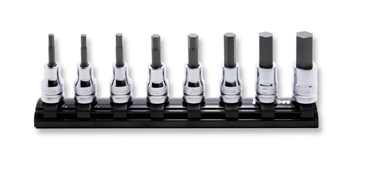 Ko-ken 3/8" Inhex Bit Socket Set (8 pieces) / Rail 7.8"