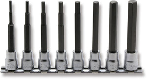 Ko-ken 3/8” 100mm Hex Bit Socket Set — 8-Pc