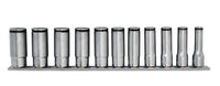 Ko-ken 3/8" Deep NUT GRIP Socket Set (8–19mm) — 11 Pc Front View
