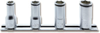 Ko-ken 3/8 Sq. Dr. Semi-Deep NUT GRIP Socket Set, 8mm–14mm — 4 Pieces Front View