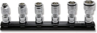 Ko-ken 3/8" Z-Series Universal NUT GRIP Socket Set (6-Piece) Front View