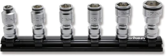 Ko-ken 3/8" Z-Series Universal NUT GRIP Socket Set (6-Piece) Front View