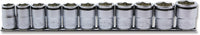Ko-ken 1/2" Drive NUT GRIP® Socket Set — 14–24mm (11 pc) Front View