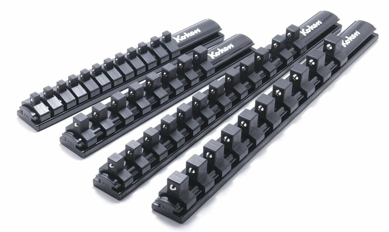 Ko-ken 7.8" Magnetic Aluminum Rail & Socket Clips
